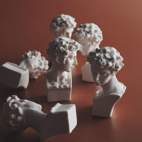 Gisela D Mini Plaster Venus Statues Gypsum Apollo Sculpture Bust Ares Portraits Crafts Greek Mythology Character Desktop Ornament Renaissance Home Decor Crafts #TOP4