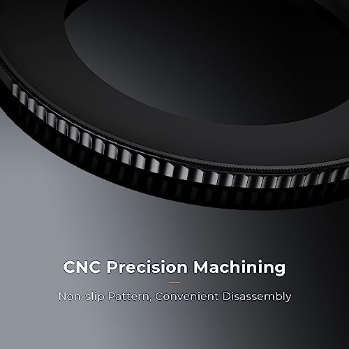 image for K&F Concept 67mm to 77mm Step-Up Lens Filter Adapter Ring CNC Machined
