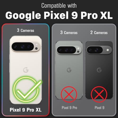 VENA vCommute for Google Pixel 9 Pro XL Wallet Case, Black — view 2