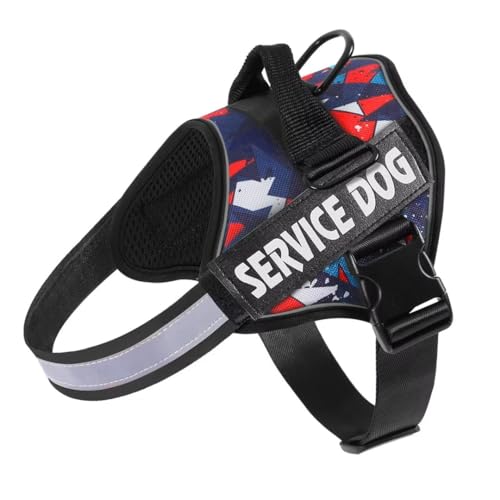Belababy Service Dog Harness Small Medium Large, Adjustable Emotional Support Dog in Training Harness with Sturdy Handle