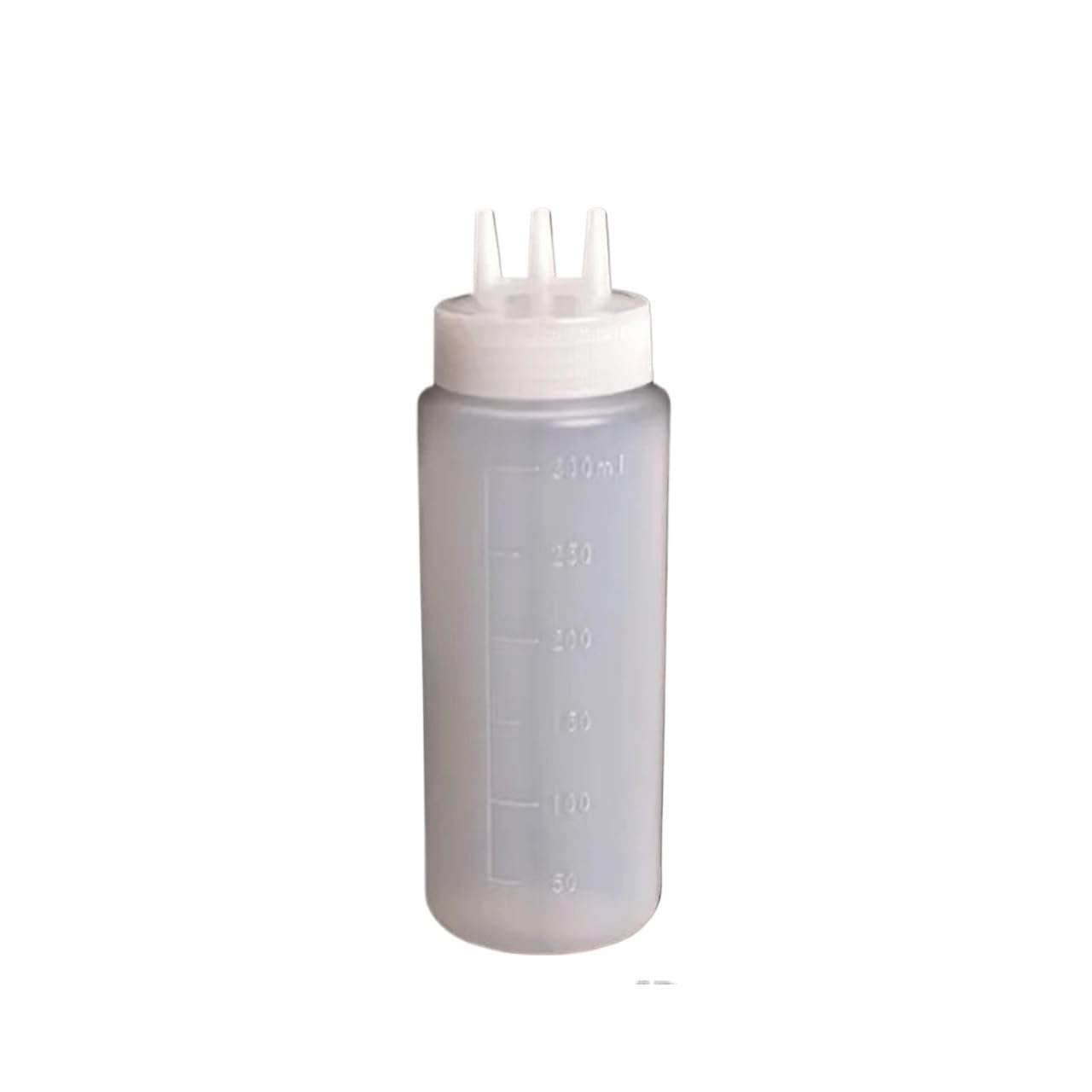 ZNJAMN 10pcs Three Headed Squeeze Sauce Bottle Multi Seasoning Bottl for Seasoning(300ML)