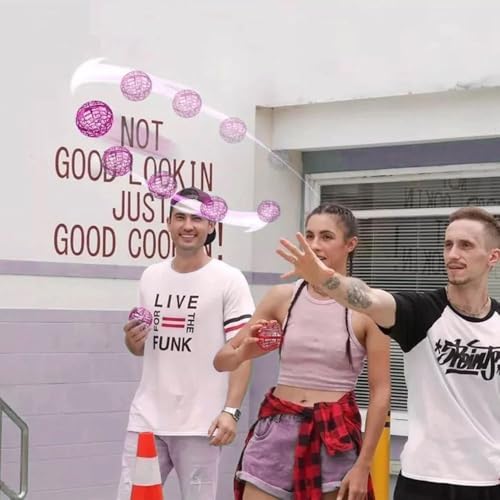 Bola Voadora Flutuante Voador Efeito Bumerangue - vai e volta pra você, LED Recarregável com Control