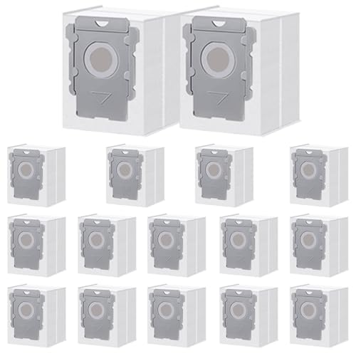 16 Packs Vacuum Bags for iRobot Roomba i7, i7+, i7Plus, i8, i8+, i3, i3+, i4, i4+, i6, i6+, j6, j6+, j7, j7+, j8, j8+, s9, s9+, 