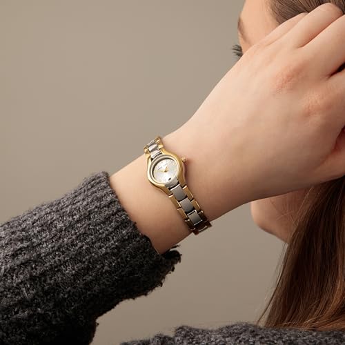 Anne Klein Women's 10-6777SVTT Two-Tone Dress Watch with an Easy to Read Dial by Anne Klein - Image 2