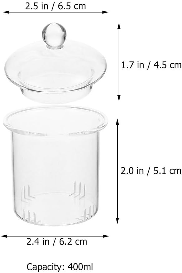 Cabilock Tea Filter Strainer Set Lidded Tea Strainer Replacement Teapot Filter Loose Leaf Tea Steeper Glass Tea Strainer Tea Infuser Tea Colander Coffee Filters Diffuser Glass Accessories