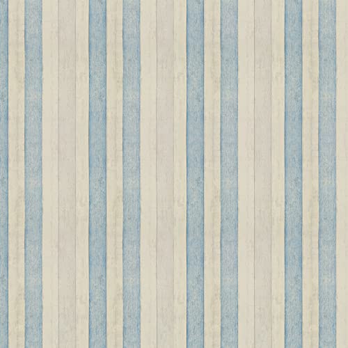FENTIS Wood Panel Wallpaper Peel and Stick Wallpaper Yellow and Blue Self Adhesive Contact Paper for Walls Living Room Furniture Sticker for Door Worktop 44.5x500cm