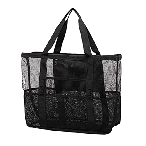 Borse per la spiaggia per tote borse a maglie impermeabile a sabbia sacca per piscina grande per le vacanze in famiglia tote per donne111