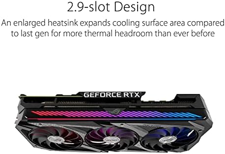 ASUS ROG Strix GeForce RTX 3070 Ti 8GB GDDR6X buffed-up design with chart-topping thermal performance, 90YV0GW0-M0NA00
