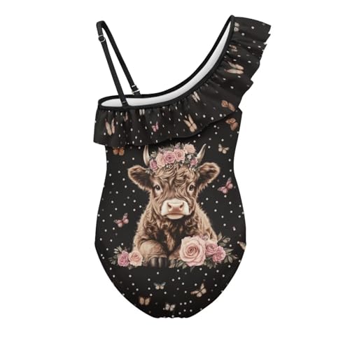 Image of Yzaoxia Girls Swimsuits One Piece Bathing Suit Sleeveless Gymnastics Swimwear for Kids 3-14Y
