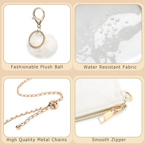 Image of YGR Womens Clear Bag for Stadium Events PVC Small Crossbody Purse for Concert, Party Sports Stadium Approved Present