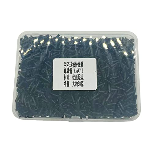 TISHITA プレミアムバドミントンラケットグロメット:修理・交換用の耐久性に ストリングアクセサリー, ダブル用 2.6x7.9mm