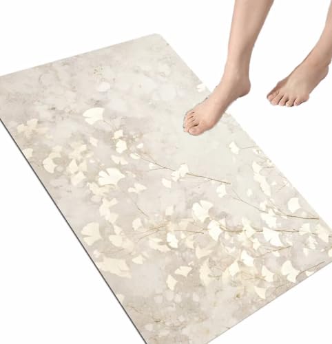 Tapis de bain en pierre super absorbant et antidérapant lavable - 2
