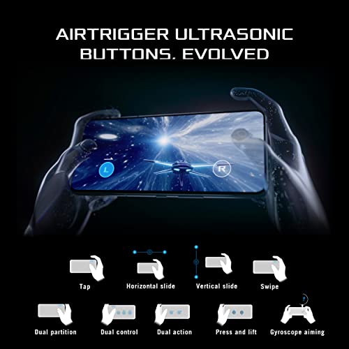 ASUS ROG Phone 6 Cell Phone, 6.78” FHD+ 2448x1080 165Hz, 6000mAh Battery, 50MP/13MP/5MP Triple Camera, 12MP Front, 12GB RAM, 256GB, 5G LTE Unlocked Dual SIM, White, AI2201-12G256G-WH [US Version] - Thumbnail 5