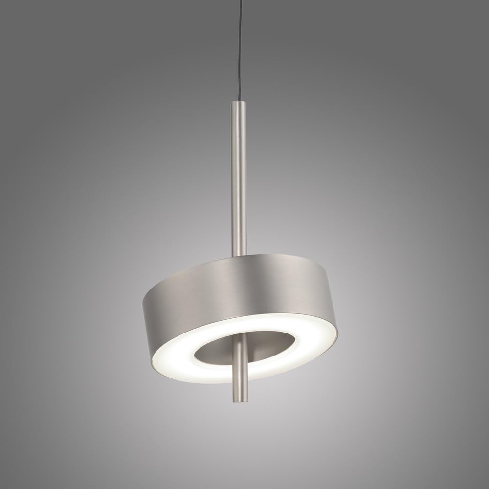 Paul Neuhaus LED Pendelleuchte Smart Home, Aluminium, 1-flammig | dimmbar, höhenverstellbar Comfort Lift, Kopf schwenkbar, CCT warmweiß – kaltweiß, Fernbedienung