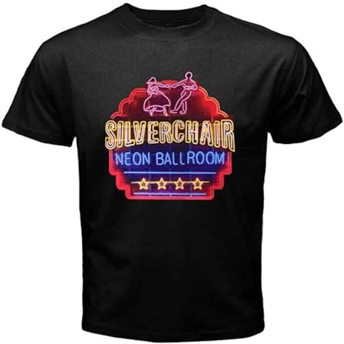 JUNKOU Silverchair Neon Ballroom Mens T-Shirt Black M