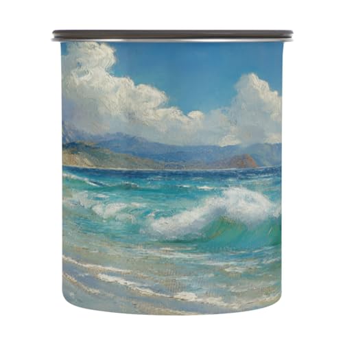 Recipiente hermético de acero para café Blueangle 900 ml