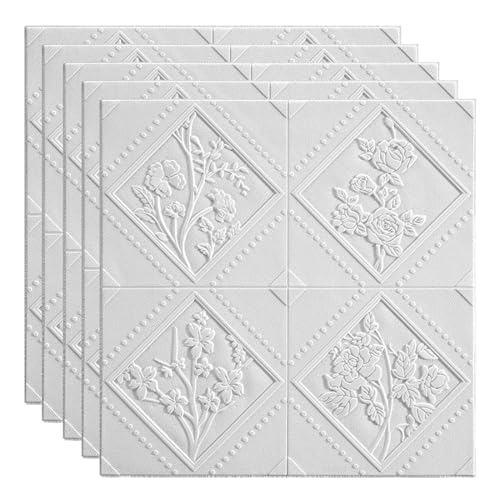 Panneaux muraux 3D lot de 20 dalles mousse imperméables pour cuisine et chambre