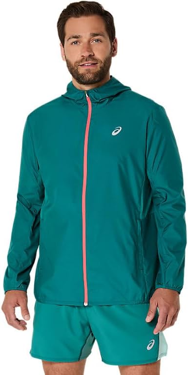 ASICS MEN'S SILVER JACKET RUNNING APPAREL