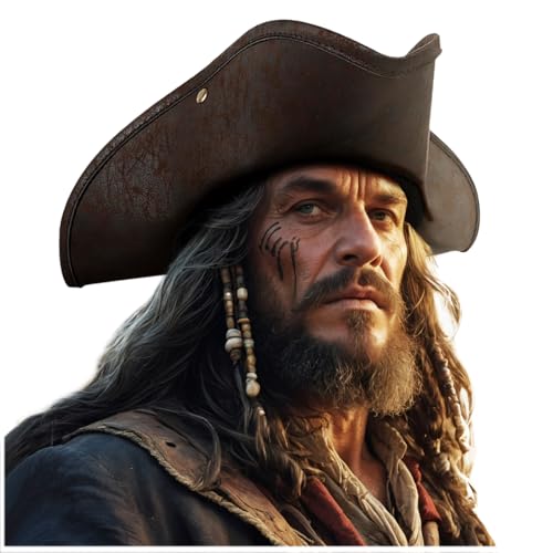 L'VOW Leather Pirate Hat