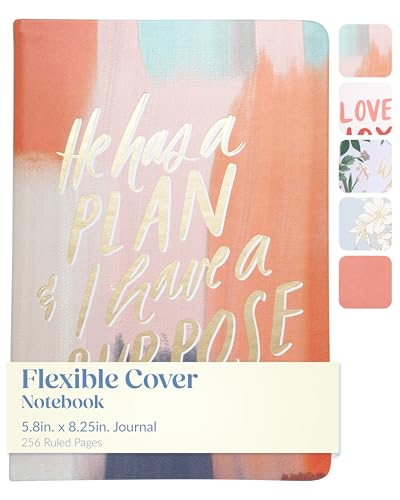 WORLD TRAVELER Christian Journal Notebook - 256 Pages Gilded Edge Thimblepress Flexible Cover Lined Journal Notebook with Inspirational Quotes