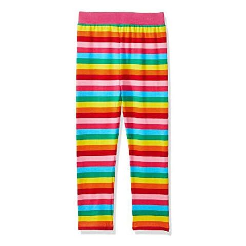 VIKITA Girls Stripe Leggings Flower Long Spring Summer Pants for 5T, F5508 Cover