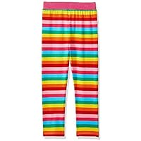 VIKITA Leggings para Niñas Iris Rayas Algodón Primavera Verano