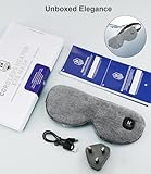 Aroma Season Heated Eye Mask, Moist Heat Eye Compress with Cordless Design, for Blepharitis and Dry Eyes Treatment (Grey) - Image 7