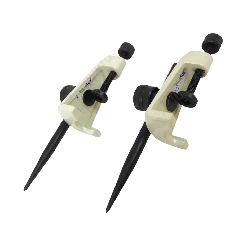 Adjustable Clamp-On Trammel Head Set – Beam Compass for Large Circles & Arcs | Cast Zinc Heads with Pencil Holder & Hardened Steel Points