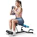 MERACH Squat Machine, Home Gym Equipment with 3-Level Resistance & 136 kg Capacity, Safe & Easy to Use, Squat Trainer for Fitness & Toning, Recovery, Strength Training - Blue