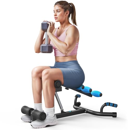 MERACH Kniebeugen Maschine, Deep Squat Machine mit 3 Stufen Widerstand & MAX 136 KG, Sicher & Einfach zu Bedienen, Kniebeugen Trainer für Fitness, Straffung, Rehabilitation, Krafttraining - Schwarz