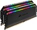 Price comparison product image Corsair DOMINATOR PLATINUM RGB 32GB (2x16GB) DDR4 4000 (PC4-32000) C19 1.35V - Black