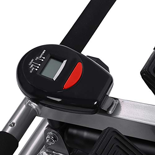 image for Cocoarm Adjustable Fitness Rowing Machine, Folding Rowing Machine Fitn