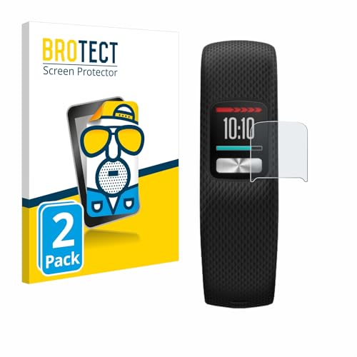 BROTECT Entspiegelungs-Schutzfolie für Garmin Vivofit 4 (2 Stück) Matte Bildschirmschutz-Folie, Anti-Reflex, Anti-Fingerprint