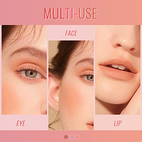 Mousse Liquid Cream Blush Makeup Lightweight - Velvet Matte Texture, Breathable Feel, Sheer Flush Of Color, Natural-Looking, Blush Stick For Cheek, Advanced Hazy Feeling 01#02#03# #TOP4
