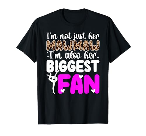 Biggest Fan Gymnastics Mawmaw Of A Gymnast Mawmaw Grandma T-Shirt