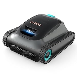 AIPER Scuba S1 Poolroboter Boden und Wand, Kabelloser Poolsauger mit Wandklettern, Intelligenten Navigation 2.0, 150 Minuten Batterielaufzeit, Poolreiniger für Eingelassene Pools bis zu 150㎡