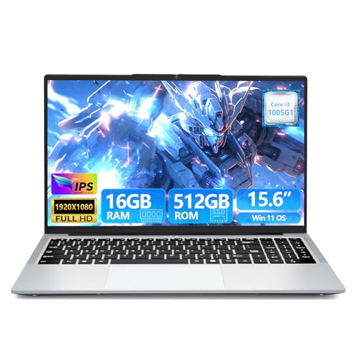 PC Portatile 15,6 Pollici, Notebook Core i3-1005G1 Processore, Win 11
