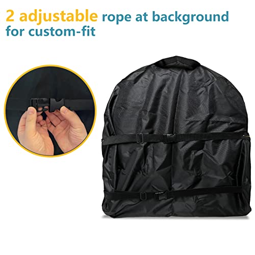 Bitubi Industrial Floor Fan Cover,Waterproof Outdoor Fan Covers,Compatible For 18-20" High Velocity Heavy Duty Metal Industrial Floor Fans,Black #TOP5