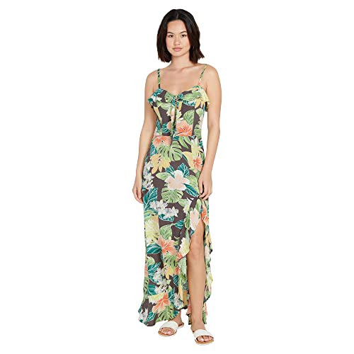 Volcom Women's Excapism Maxi Dress, Slate Grey, M #TOP22