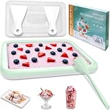Rolled Ice Cream Maker Tray SUS 304 At Home DIY Instant Ice Cream Machine
