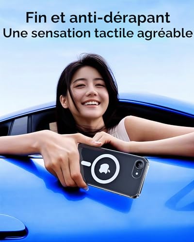 Coque iPhone 16e Transparente Antichoc Fine Anti-Rayures Magnétique - 6