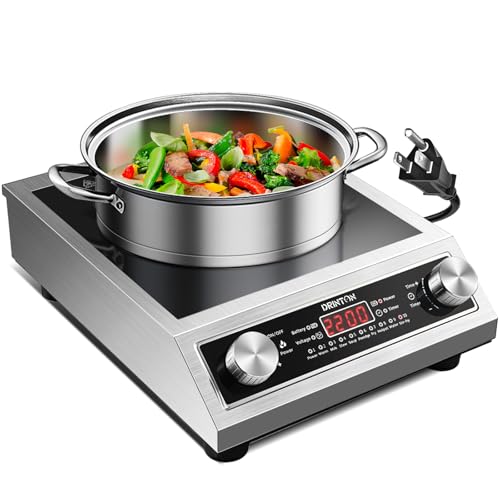 Induction Cooker 2200W Portable with 10 Functions