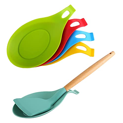 Homesen Suporte para Colher com Isolamento de Utensílios de Cozinha de Silicone