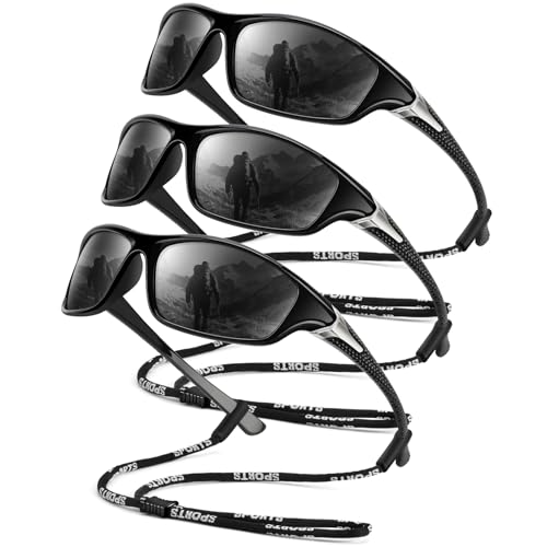 OUKEMAX Polarized Sunglasses 3 Pack