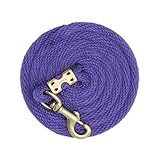 Weaver Leather Poly Value Lead Rope, Purple, 5/8' x 8'