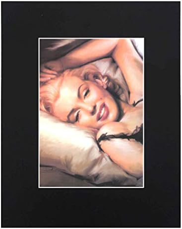 XQArtStudio Marilyn Monroe Portrait Art Print Picture Photograph Mini Poster Gift Wall Decor Display with Matted 8x10
