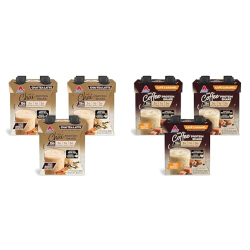 Atkins Chai Tea Latte Protein Shake, 15g Protein, Low Glycemic,