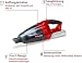 Einhell Akku-Handstaubsauger TE-VC 18 Li-Solo Power X-Change (18 V, 42 mbar Saugleistung, 540 ml-Staubfangbehälter, inkl. 3 Düsen, Verlängerung, Wandhalterung, ohne Akku und Ladegerät)