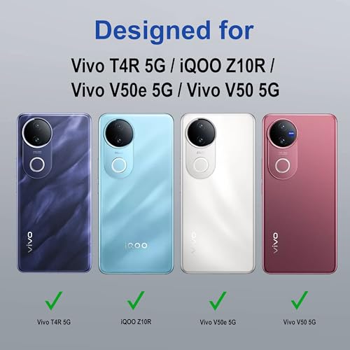 Image of Zapcase Back Case Cover for Vivo T4R 5G | Compatible for Vivo T4R 5G Back Cover | Scratch-Resistant Back Cover | Clear