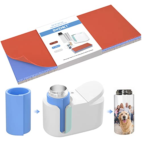 Catálogo de Accesorios para prensas de impresión que puedes comprar esta semana. 45 Bwenky - Envoltura de vaso de sublimación compatible con máquina de prensa de calor Cricut para tazas, vasos de sublimación, productos en blanco, accesorio de prensa de tazas de...